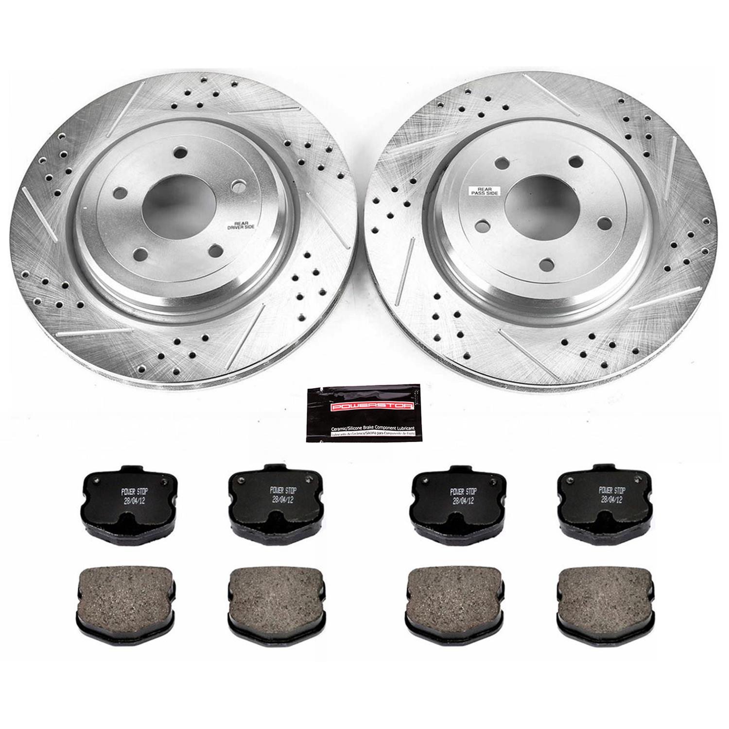 Power Stop Z23 Evolution Sport Brake Upgrade Kits with Calipers KC1445 - Image 2