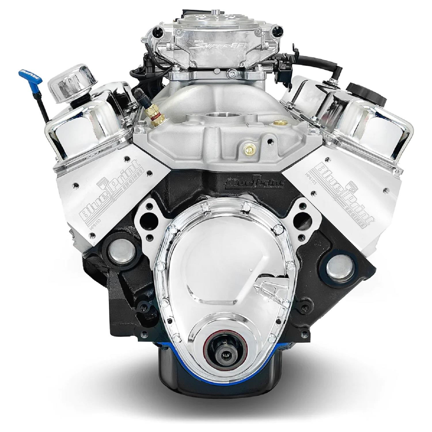 BluePrint Engines GM 396 C.I.D. 491 HP Stroker Base Fully Dressed F.I. Long Block Crate Engines BP3961CTF - Image 3