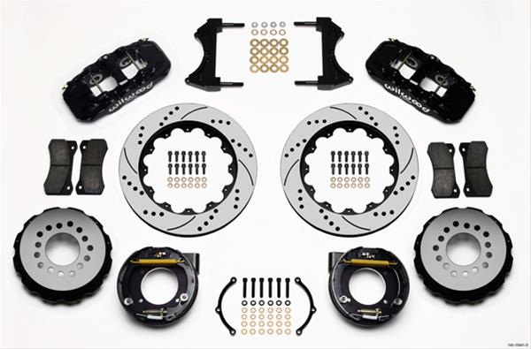 Wilwood AERO4 Big Brake Rear Parking Brake Kits 140-10941-D - Image 2