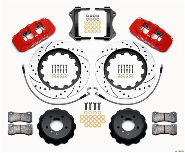 Wilwood AERO6 Big Brake Front Brake Kits 140-13919-DR - Image 2