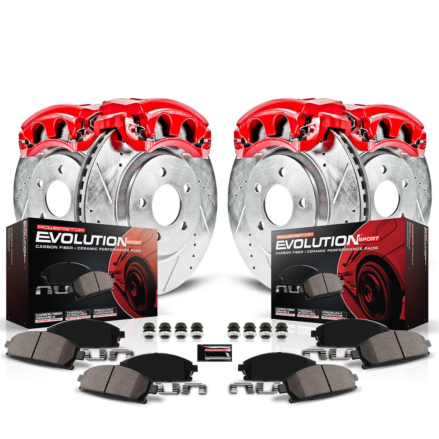 Power Stop Z23 Evolution Sport Brake Upgrade Kits with Calipers KC1445 - Image 4