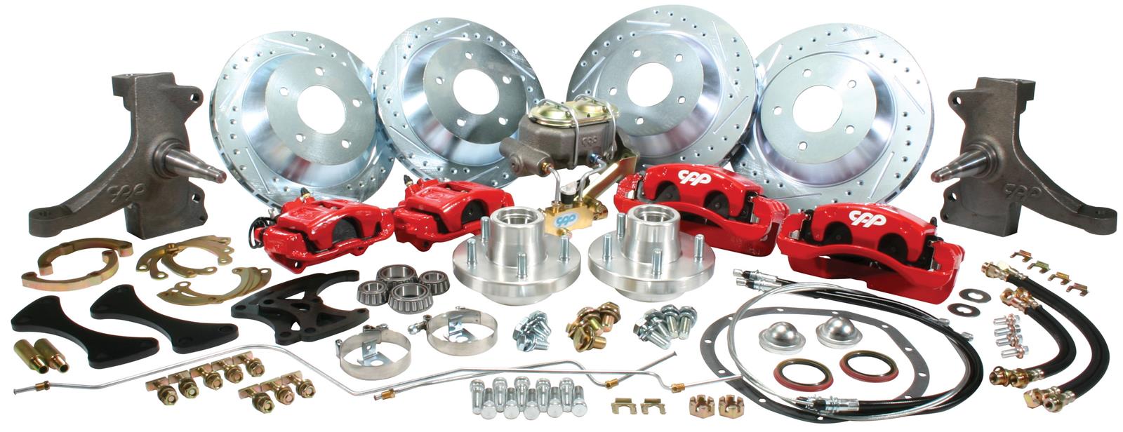 Classic Performance Complete Front and Rear Disc Brake Kits 7387FRBK5-BB - Image 11