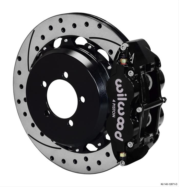 Wilwood Forged Narrow Superlite 4R Big Brake Rear Brake Kits 140-12871-D